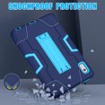 thumbnail image 2 of Dteck Rugged Case for Lenovo Tab M9 (TB-310FU, 2023 Released), Heavy Duty Shockproof Rugged Protective Cover with Kickstand,Navy Blue, 2 of 7