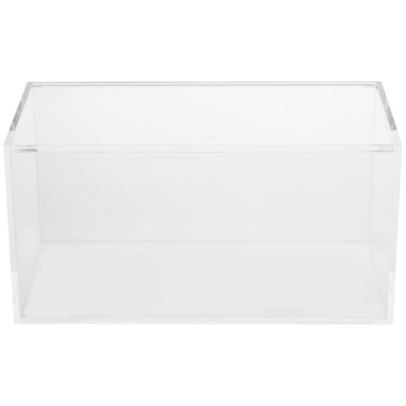 Niceauty Rectangular Acrylic Display Box Clear Design 1Pcs for Figurine Use