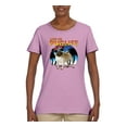 thumbnail image 2 of Wild Bobby, Cute Pug Life Living, Animal Lover, Women Graphic Tee, Light Pink, Large, 2 of 4