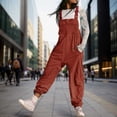 thumbnail image 2 of Combinaison de Travail Solide pour Femmes 2025 Combinaison Décontractée avec Poches et Combinaison Décontractée Leggings, 2 of 5