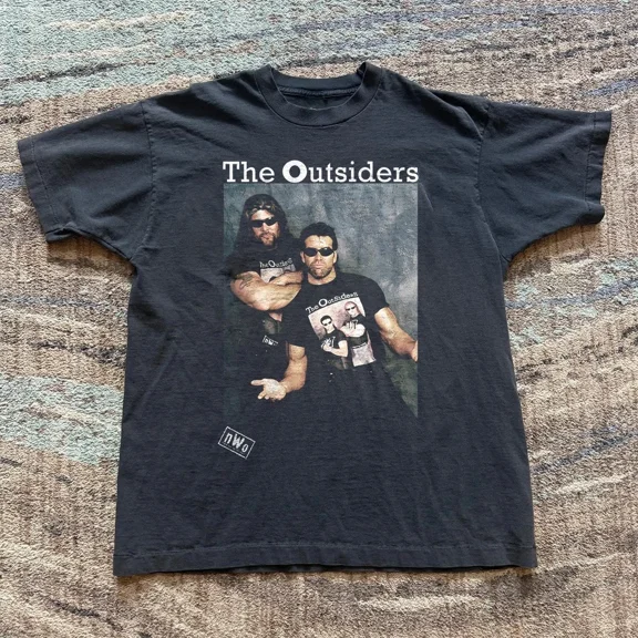RARE The Outsiders Nwo Wrestling Shirt The Outsider Unisex Black T-shirt Size S-5XL
