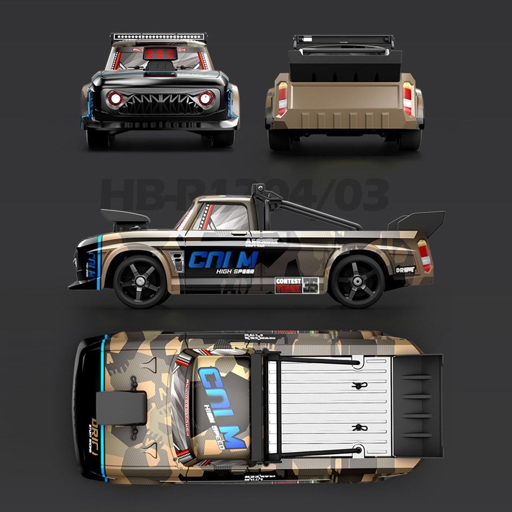 1:12 4WD Remote Control Drift Car High-Speed Racing Vehicle with LED Lights