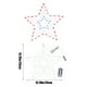 thumbnail image 3 of Luces de ventana con forma de pentagrama brillante forjadas en hierro para el Día de la Independencia, rojo, blanco y azul, 4 de julio, soldados estadounidenses, ocho modos de luz, luces del Día de la, 3 of 9
