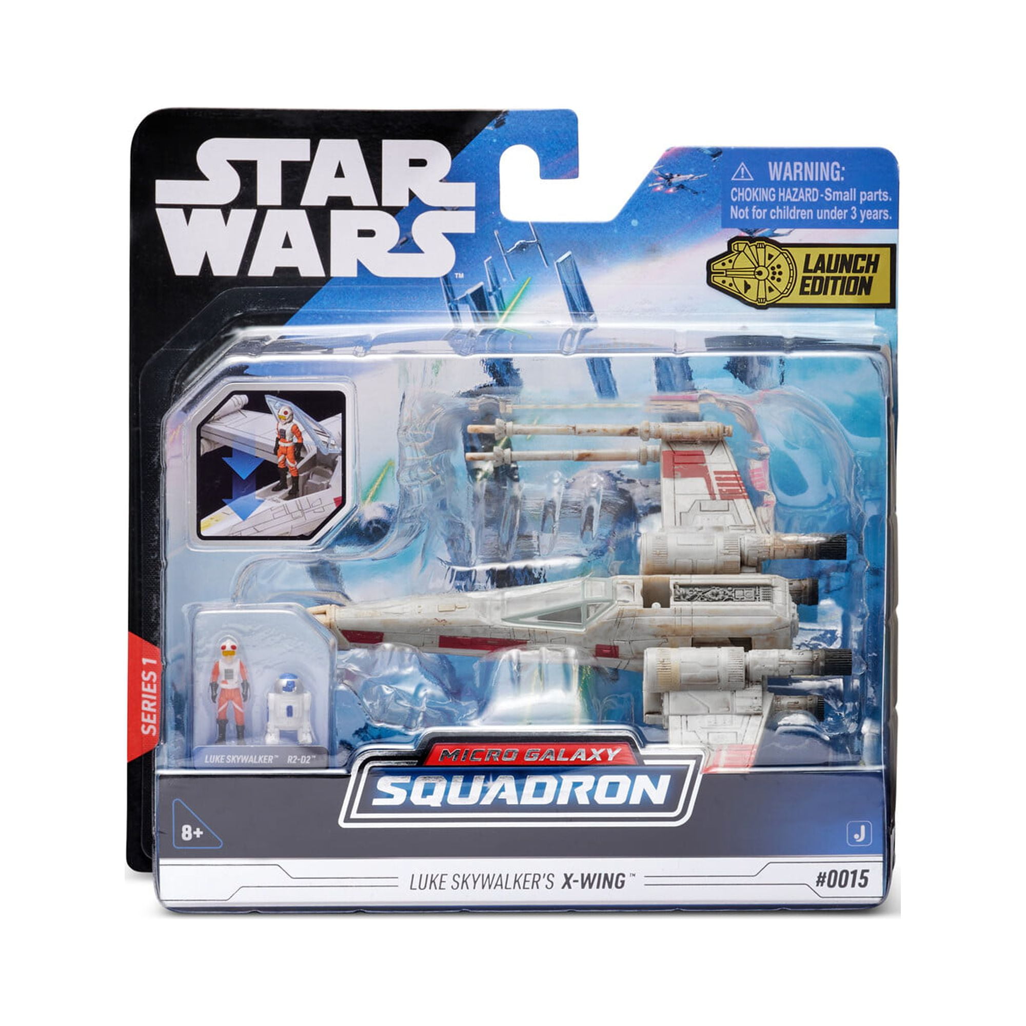 Star Wars Micro Galaxy Squadron X-Wing Luke Skywalker Red 5