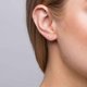 thumbnail image 4 of Sterling Silver Stud Earrings for Women Men- 4 Pairs of Hypoallergenic Simple Geometric Small Stud Earring Set Tiny Circle Triangle Square Bar Stud Ea, 4 of 4