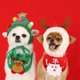 thumbnail image 3 of Perro mascota Navidad Saliva toalla sombrero dibujos animados Navidad mascota perro gorra creativo gato perro fiesta decorativa, 3 of 5