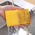 thumbnail image 2 of Compressed Wood Pulp Cotton Absorbent Swelling Wood Pulp Spongy Kitchen Towel Cleaning Sponge Block-Cream-colored, 2 of 6