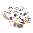 thumbnail image 1 of Instruments de Musique avec Sac de Transport, Ensemble de Jouets de Percussion Musicale avec Xylophone, Tambourin, 1 of 5