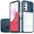 thumbnail image 2 of For Samsung Galaxy A14 5G Hybrid Cases with Sliding Camera Cover Transparent Shockproof Bumper TPU Protective Cover ,Xpm Phone Case [ Blue ], 2 of 5