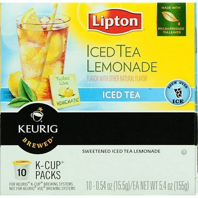 Lipton Lemonade Iced Tea K Cups 10 ct Walmart