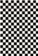 Photo 1 of 1909 Checkered Black and White 5 x 7 Area Rug Carpet