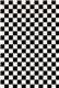 Photo 1 of 1909 Checkered Black and White 5 x 7 Area Rug Carpet