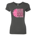 thumbnail image 2 of Wild Bobby, We Don't Know How Strong We are Until Strong is the Only Choice, Breast Cancer Awareness, Women Slim Fit Junior Tee, Dark Grey, Large, 2 of 4