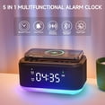 thumbnail image 2 of Altavoz despertador y cargador inalámbrico Broserengy Tech Black, 2 of 8
