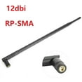 thumbnail image 1 of Antenne Sans Fil 12dBi RP-SMA Double Bande 2.4GHz 5GHz Gain Élevé Antenne Routeur WiFi Récepteur de Signal Omnidirectionnel, 1 of 7
