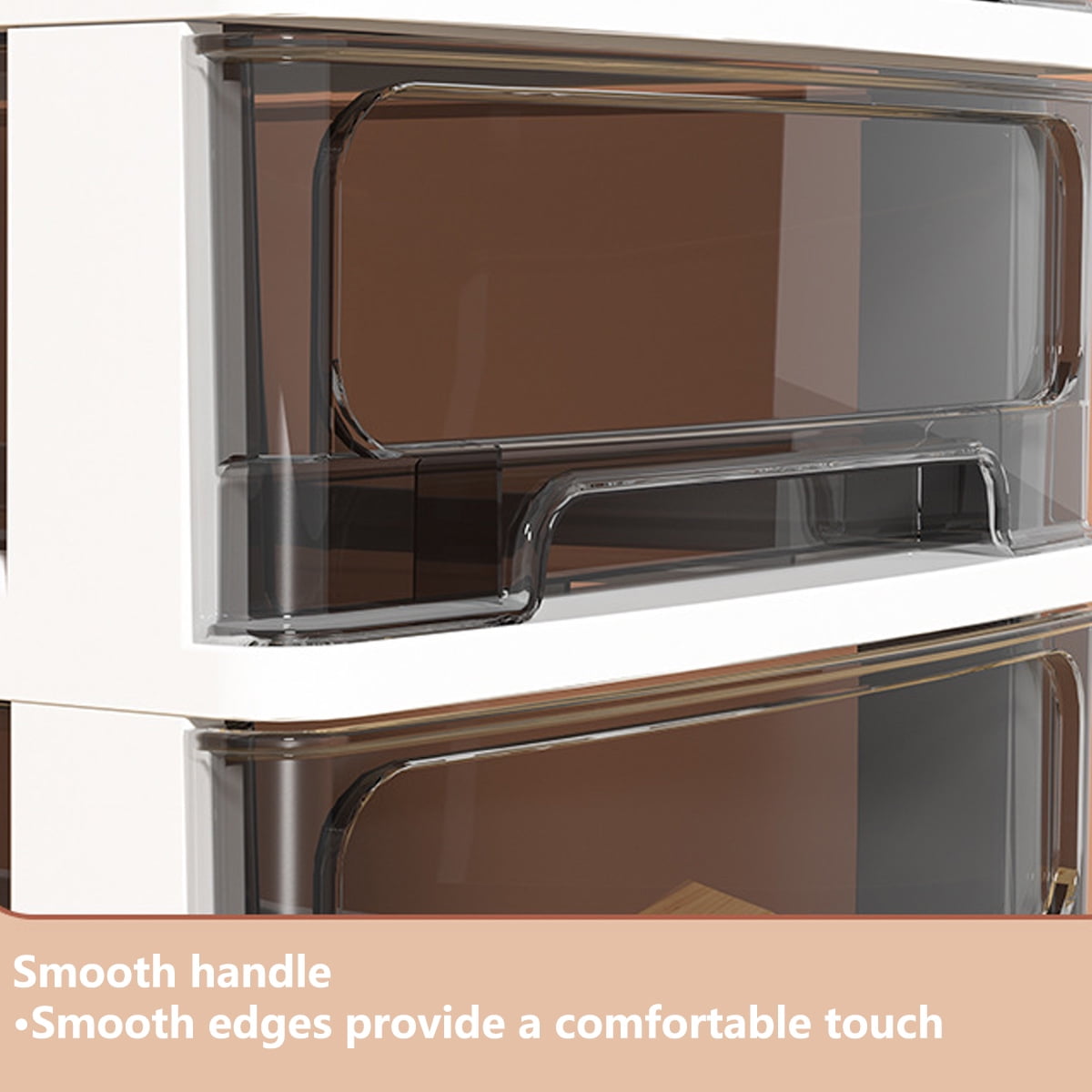 Plastic Storage 3·2 Drawer Storage Tower Multifunctional Storage Cabinet With Clear Drawers Storage Case Organizer For Craft Stationary - Style 2