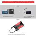 thumbnail image 3 of TFixol Portable 37000mWh Car Jump Starter with Air Compressor, Smart Clamps, and Multi-Output USB for Emergency Power and Tire Inflation, Compact Design, V0 Flame Retardant, -30°C to 65°C Operation, 3 of 6