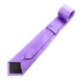 thumbnail image 5 of Xfvqtps Tie for Men Pre-Tied Classic Neckties Soild Color 3.15" for Formal Dress Business Purple, 5 of 6