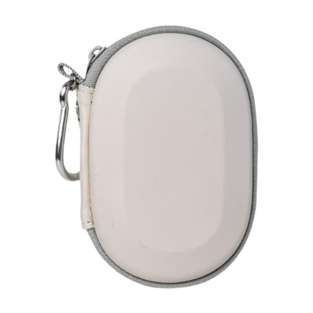 Estuche para mouse, cubierta protectora impermeable, forro suave, estuche de transporte portátil para Blanco