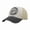 Black Hat Body Khaki -4, variant on Vintage New York Motorcycle Distressed Baseball Cap, Washed Color Block Trucker Hat-Black Hat Body Khaki -4