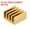 Gold Tone, variant on Uxcell 14x14x10mm Black Sticky Aluminum Heatsink Electronics Cooler 20 Pcs