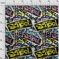 thumbnail image 3 of oneOone Cotton Poplin Yellow Fabric Kids Craft Projects Decor Fabric Printed By The Yard 56 Inch Wide, 3 of 4