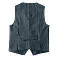 thumbnail image 4 of European And Solid Color Traditional Vest Men's Casual Loose Comfortable Festival Vest Jacket, 4 of 4