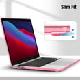 thumbnail image 4 of Fintie Case Bundle for 2022-2016 MacBook Pro 13-inch with M2/M1 chip (A2338 A2251 A2289 A2159 A1989 A1706 A1708) - Snap On Hard Shell Cover with Keyboard Skin & Screen Protector, Crystal Pink, 4 of 7
