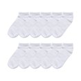 thumbnail image 1 of Calcetines tobilleros Allegra K 10 pares blanco Zapato de mujer 6-8/Age 10-13, 1 of 6