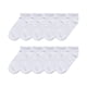 thumbnail image 1 of Calcetines tobilleros Allegra K 10 pares blanco Zapato de mujer 6-8/Age 10-13, 1 of 6