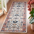 thumbnail image 2 of SAFAVIEH Astoria Tatjana Traditional Runner Rug, Ivory/Rust, 2'2" x 8', 2 of 8