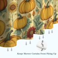 thumbnail image 6 of Fall Sunflower Pumpkin Shower Curtain 72"x84" ,Bathroom Decorative Shower Curtains Set with 12 Hooks,Modern Waterproof Washable Shower Curtain, 6 of 6