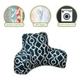 thumbnail image 6 of Majestic Home Goods Reading Pillow Athens Navy, 6 of 6