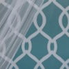 thumbnail image 4 of Exclusive Home Curtains 2 Pack Carmela Layered Geometric Blackout and Sheer Grommet Top Curtain Panels, Turquoise, 52x108, 4 of 8