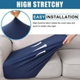 thumbnail image 3 of Smiry Waterproof Couch Cushion Covers, Stretch Sofa Seat Cushion Slipcovers,Elastic Furniture Protector for Pets And Kid(3 Packs, Navy), 3 of 8