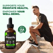 (2 Pack) Prostity Drops - Official Prostity Liquid For Prostate Heath, All Natural Formula To Support Control, Energy & Overall Well-Being, Review (60 Servings)
