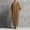 Brown, variant on Women's 100%Cotton Caftan Casual Maxi Dress Soft Breathable with Pockets,Loose Flattering for Daily Commute & Vacation
