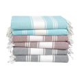 thumbnail image 1 of Toalla de playa LANE LINEN, juego de 6 toallas de piscina turcas, 100% lino, 1 of 9