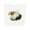 AA-White, variant on Inktastic Bald Eagle Baby Terry Cloth Bib