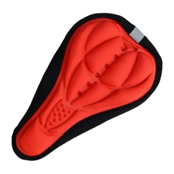 Yucurem Saddle Seat Cover Comfortable Mat Cushion for Mountain Road Bike Bicycle Saddles (Red)