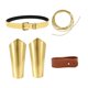 thumbnail image 5 of Conjunto 4 cinturones caballero medieval para mujer, accesorios clásicos para disfraces Halloween y festivales., 5 of 9