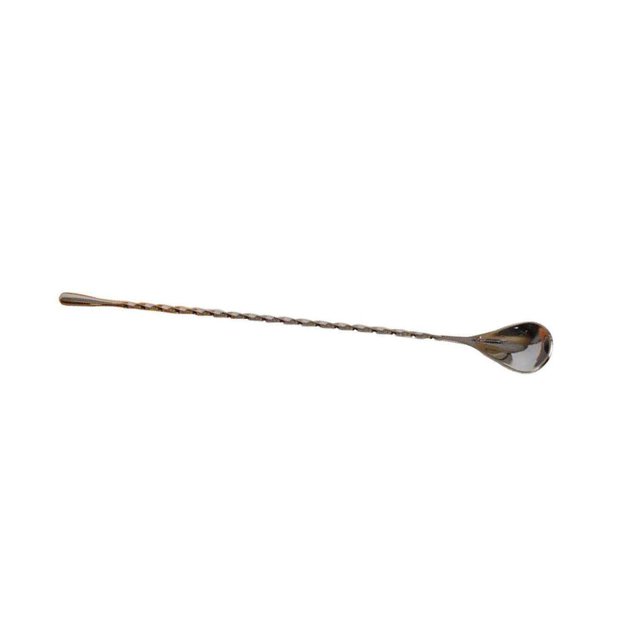 Long Handle Spoon Stainless Steel Mixing Ice Milkshake Spoon Iced Milkshake Spoon black