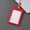 Red, variant on Work ID card holder clip hospital work badge chest badge doctor nurse name tag hang tag work permit