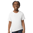 thumbnail image 2 of Gildan Youth Softstyle T-Shirt, Cotton Crewneck Tee for Boys & Girls, Kids T-Shirt, White, XS, 2 of 5
