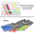 thumbnail image 3 of Etmury 72 PCS 6 Farben Speichenreflektoren Fahrrad Reflektoren Speichenreflektoren Spezialschlauch Sprach Reflektor Reflektierende Clip de montaje Zhivalor HR-0258, 3 of 7