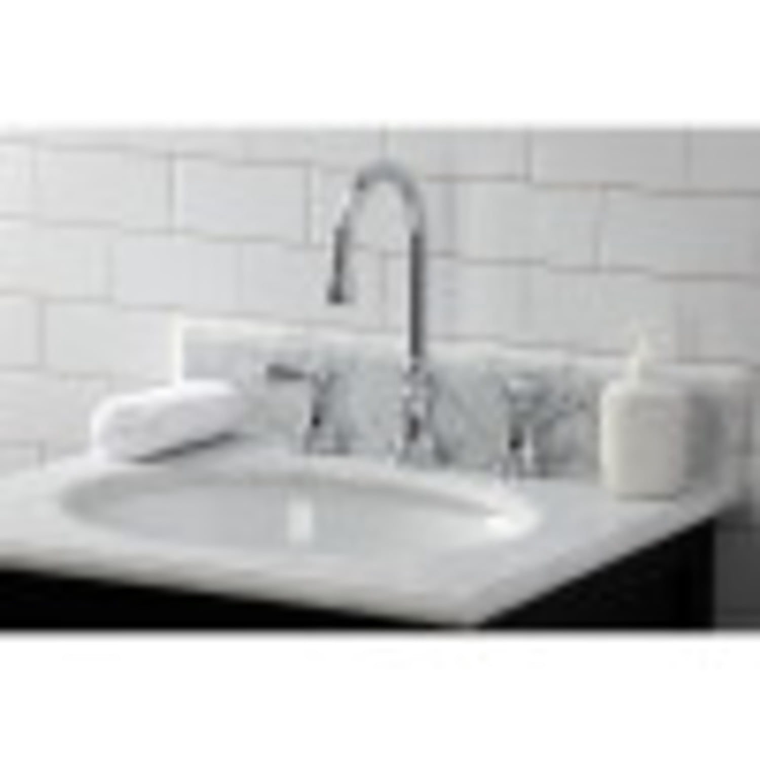 Kingston Brass KS2981BAL Heirloom Widespread Bathroom Faucet with Brass Pop-Up, Polished Chrome