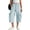 Blue #27, variant on Womens Capris with Pockets Loose Fit Casual Capri Pants Dressy Lightweight Ladies Baggy Cargo Pants for Hiking Beige, S