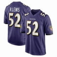 thumbnail image 1 of Maillot de Football Adulte Violet Baltimore Ravens 52 Ray Lewis -M, 1 of 2