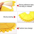 thumbnail image 3 of Dww-collerettes Pour Chiens Jaune(m) Chat Anti-morsure Protection Ajustable Collier De Rcupration Comfy Cone Pour Chiens Et Chat Avec Adorable Motif D, 3 of 5