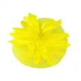 thumbnail image 1 of Chic Headwear Large Derby Statement Veil Fascinator - Yellow, 1 of 1